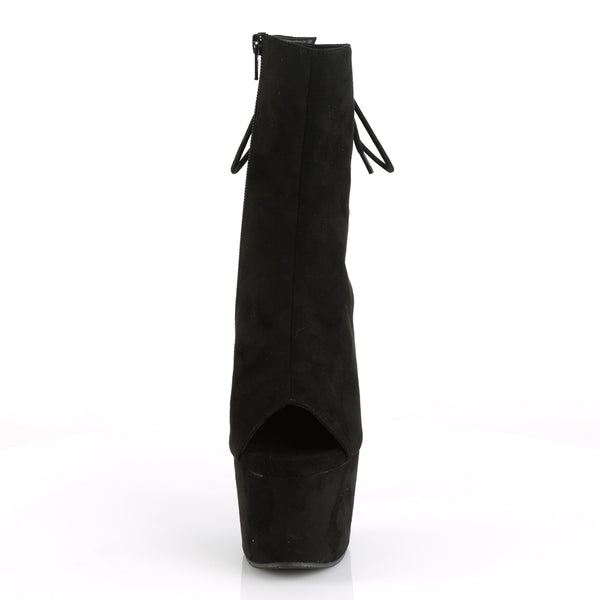 ADORE-1018FS Plateau Stiefeletten - Schwarz von Pleaser – Ansicht 2