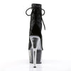 ADORE-1018G Plateau Stiefeletten - Schwarz von Pleaser – Ansicht 4