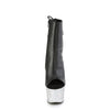 ADORE-1018LG Plateau Stiefeletten Schwarz Glitzer von Pleaser – Ansicht 2