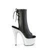 ADORE-1018LG Plateau Stiefeletten Schwarz Glitzer von Pleaser – Ansicht 5