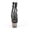 ADORE-1018MSHT Plateau Stiefeletten - Schwarz Mesh von Pleaser – Ansicht 2