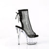 ADORE-1018RM Plateau Stiefeletten - Schwarz Mesh von Pleaser – Ansicht 5