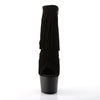 ADORE-1019 Plateau Stiefeletten - Schwarz von Pleaser – Ansicht 2