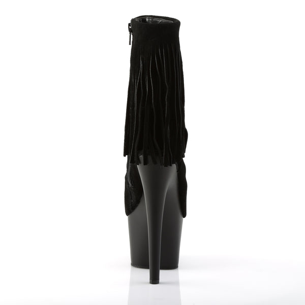 ADORE-1019 Plateau Stiefeletten - Schwarz von Pleaser – Ansicht 4
