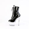 ADORE-1020 - Plateau Stiefeletten - Schwarz/Transparent von Pleaser – Ansicht 3