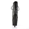 ADORE-1020 Plateau Stiefeletten Schwarz Echtleder von Pleaser – Ansicht 4