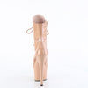 ADORE-1020 Plateau Stiefeletten - Beige Lack von Pleaser – Ansicht 4