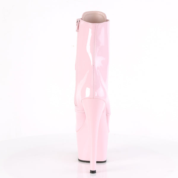 ADORE-1020 Plateau Stiefeletten Lack Baby Pink von Pleaser – Ansicht 4