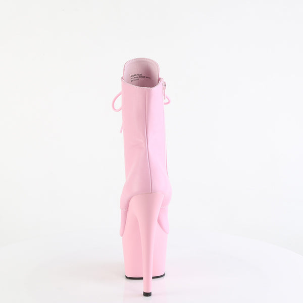 ADORE-1020 Plateau Stiefeletten Rosa Matt von Pleaser – Ansicht 4