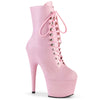 ADORE-1020 Plateau Stiefeletten Rosa Matt von Pleaser