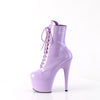ADORE-1020 Plateau Stiefeletten - Violett Lack von Pleaser – Ansicht 3