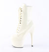 ADORE-1020 Plateau Stiefeletten Weiß Lack von Pleaser – Ansicht 3