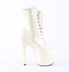 ADORE-1020 Plateau Stiefeletten Weiß Lack von Pleaser – Ansicht 5