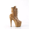 ADORE-1020 Plateau Stiefeletten - Beige Lack von Pleaser – Ansicht 5