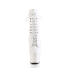ADORE-1020 Plateau Stiefeletten Weiss Matt von Pleaser – Ansicht 2