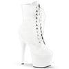 ADORE-1020 Plateau Stiefeletten Weiss Matt von Pleaser