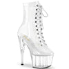ADORE-1020C Plateau Stiefeletten Transparent von Pleaser