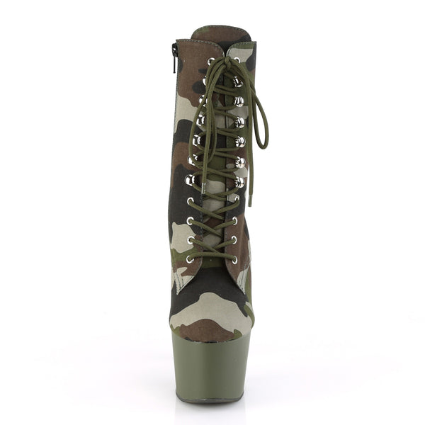 ADORE-1020CAMO Plateau Stiefeletten Camouflage von Pleaser – Ansicht 2