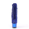ADORE-1020CHRS Plateau Stiefeletten - Glitzersteine Blau von Pleaser – Ansicht 2