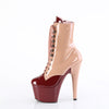 ADORE-1020DC - Plateau Stiefeletten - Braun/Beige von Pleaser – Ansicht 3