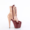 ADORE-1020DC - Plateau Stiefeletten - Braun/Beige von Pleaser – Ansicht 5