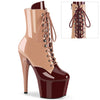 ADORE-1020DC - Plateau Stiefeletten - Braun/Beige von Pleaser