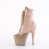 ADORE-1020DC - Plateau Stiefeletten - Beige/Olivgrau von Pleaser – Ansicht 3