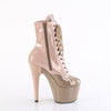 ADORE-1020DC - Plateau Stiefeletten - Beige/Olivgrau von Pleaser – Ansicht 5