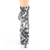 ADORE-1020DP Plateau Stiefeletten - Dollar Print von Pleaser – Ansicht 4