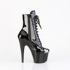 ADORE-1020ESC - Plateau Stiefeletten - Schwarz Lack von Pleaser – Ansicht 5