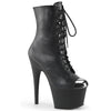 ADORE-1020ESC - Plateau Stiefeletten - Schwarz Matt von Pleaser