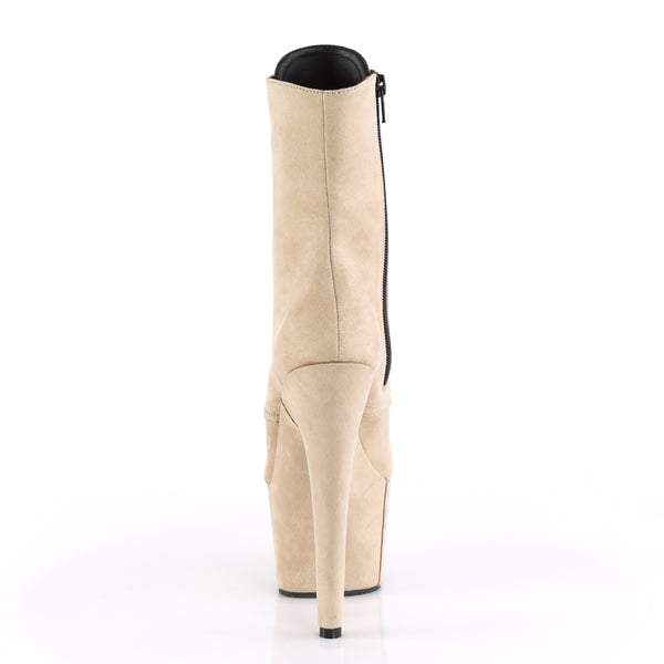 ADORE-1020FS Plateau Stiefeletten - Beige von Pleaser – Ansicht 4