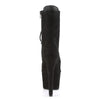 ADORE-1020FS Plateau Stiefeletten Schwarz Samt von Pleaser – Ansicht 4
