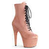 ADORE-1020FS Plateau Stiefeletten Baby Pink von Pleaser