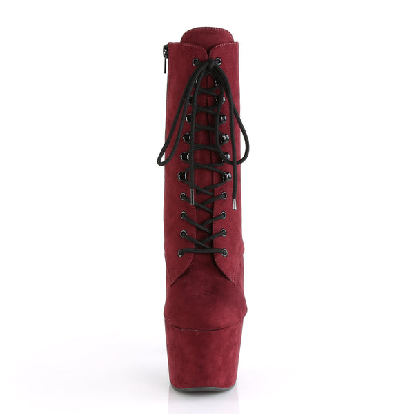 ADORE-1020FS Plateau Stiefelette Rot von Pleaser – Ansicht 2