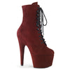 ADORE-1020FS Plateau Stiefelette Rot von Pleaser