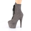 ADORE-1020FS Plateau Stiefeletten - Grau von Pleaser – Ansicht 3
