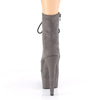 ADORE-1020FS Plateau Stiefeletten - Grau von Pleaser – Ansicht 4
