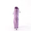 ADORE-1020FS Plateau Stiefeletten - Violett Samt von Pleaser – Ansicht 4