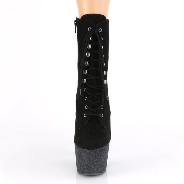 ADORE-1020FSMG Plateau Stiefeletten - Schwarz von Pleaser – Ansicht 2