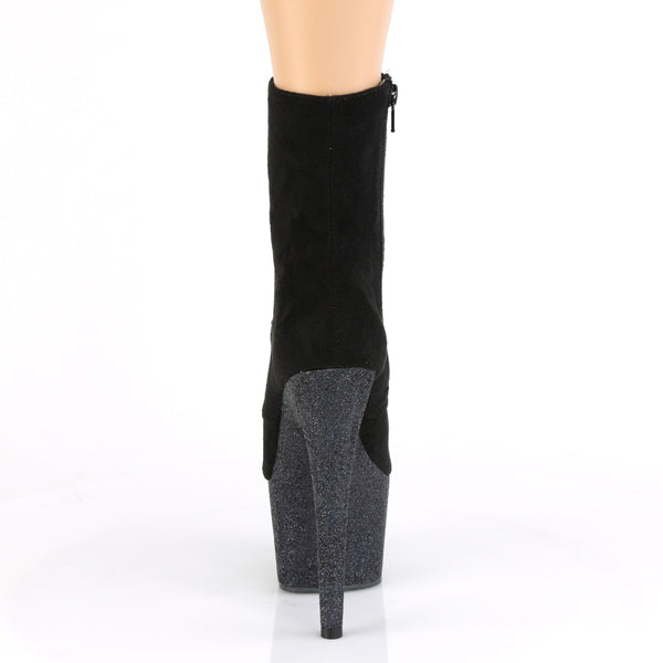 ADORE-1020FSMG Plateau Stiefeletten - Schwarz von Pleaser – Ansicht 4