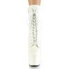 ADORE-1020GD Plateau Stiefeletten - Weiss/Neon UV von Pleaser – Ansicht 2