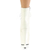 ADORE-1020GD Plateau Stiefeletten - Weiss/Neon UV von Pleaser – Ansicht 4