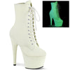 ADORE-1020GD Plateau Stiefeletten - Weiss/Neon UV von Pleaser