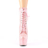 ADORE-1020GDLG Plateau Schnürstiefelette - Baby Pink von Pleaser – Ansicht 2