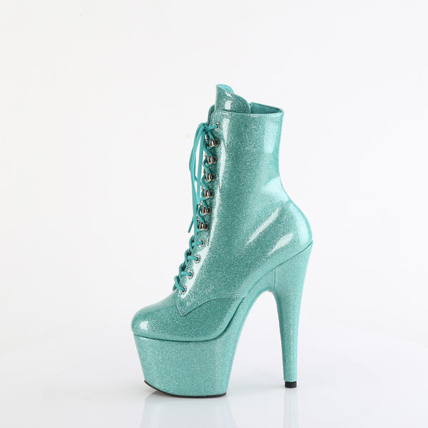 ADORE-1020GP Plateau Stiefeletten Türkis von Pleaser – Ansicht 3