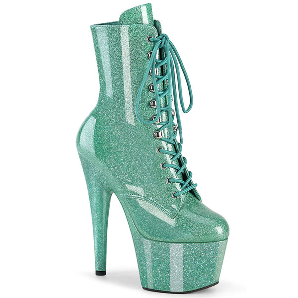 ADORE-1020GP Plateau Stiefeletten Türkis von Pleaser