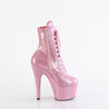 ADORE-1020GP Plateau Stiefeletten Rosa/Glitzer Lack von Pleaser – Ansicht 5