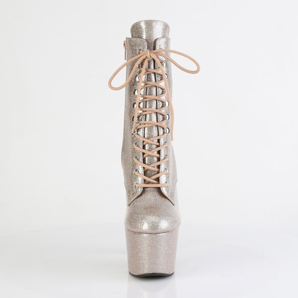 ADORE-1020GP Plateau Stiefeletten Beige von Pleaser – Ansicht 2