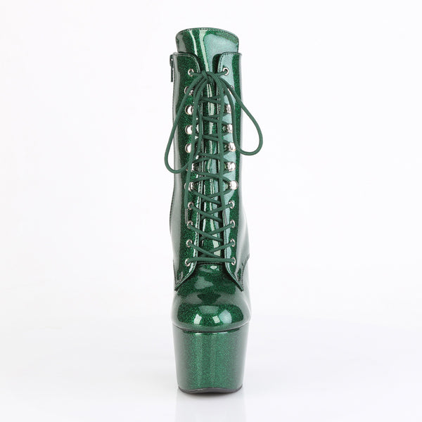ADORE-1020GP Plateau Stiefeletten Grün von Pleaser – Ansicht 2